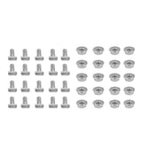 20 Set 304 Stainless Steel M6 Screws with Flange Nut Fasteners Hardware Greenhouse Supplies In Australia - Darrahopens