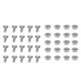 20 Set 304 Stainless Steel M6 Screws with Flange Nut Fasteners Hardware Greenhouse Supplies In Australia - Darrahopens
