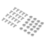 20 Set 304 Stainless Steel M6 Screws with Flange Nut Fasteners Hardware Greenhouse Supplies In Australia - Darrahopens