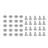 20 Set 304 Stainless Steel M6 Screws with Flange Nut Fasteners Hardware Greenhouse Supplies In Australia - Darrahopens