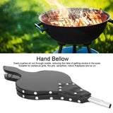 Fireplace Bellows Manual Wooden Blower for Indoor Outdoor Camping Barbecues Fireplaces