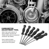 6PCS/Set Carburetor Adjustment Tool Kit Carburetor Adjustment Screwdriver Garden Tool
