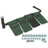 Gardening Tools Set Green Waist Bag Plant Support Clips Adjustable Cable Ties Kit In Australia - Darrahopens
