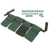 Gardening Tools Set Green Waist Bag Plant Support Clips Adjustable Cable Ties Kit In Australia - Darrahopens