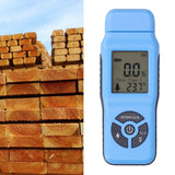 Digital Moisture Tester Portable Hand Held LCD Wood Timber Humidity Detector Accessory(Blue )