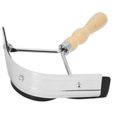 Horse Sweat Scraper with Wood Handle Non Slip Horse Cleaning Grooming Tool Farm Supplies