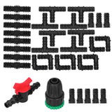 34Pcs/Set Drip Irrigation Kit G1/2 Faucet Adapter Tee Connector Spray Watering Supplies In Australia - Darrahopens