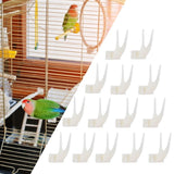 20PCS Bird Fruit Fork Plastic Birds Food Feeder Tool Pet Supplies Birdcage Accessory