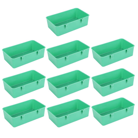 10Pcs Bird Food Water Feeder Plastic Feeding Bowl Trough Bird Bathtub Accessories In Australia - Darrahopens