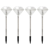 LED Solar Lights Outdoor Rainproof Landscape Street Lamp for Garden Lawn Yard Decoration