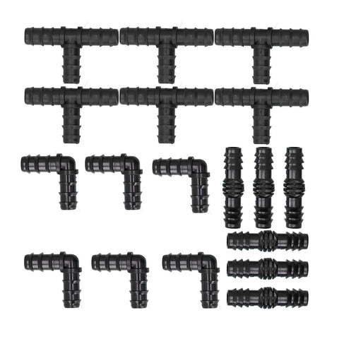 18Pcs/Set Hose Connector Drip Irrigation System Garden 1/2 Hose Drip Irrigation Accessories In Australia - Darrahopens