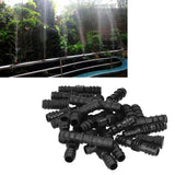 20Pcs/Set Drip Irrigation Sprinkler System Elbow Tee Coupling Connectors Garden Supplies