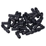 24Pcs/Set Drip Irrigation Fitting Kit 1/2 Tubing Barbed Connectors for Garden Greenhouse