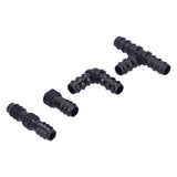 32Pcs/Set Drip Irrigation Tees Connectors Kit 1/2 Tubing Set Garden Greenhouse Sprinkler System
