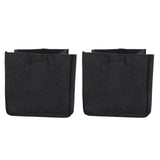 2PCS Plant Grow Bags Felt Vegetable Growing Pots with Handles Flower Planting Bed15Gallon 35x35x35cm