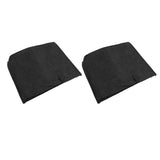 2PCS Plant Grow Bags Felt Vegetable Growing Pots with Handles Flower Planting Bed25Gallon 45x45x45cm