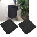 2PCS Plant Grow Bags Felt Vegetable Growing Pots with Handles Flower Planting Bed25Gallon 45x45x45cm