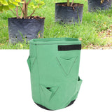 2Pcs 8‑Pockets Strawberry Planting Bag Flower and Vegetable Planting Buckets for Gardening