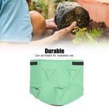 2Pcs 8‑Pockets Strawberry Planting Bag Flower and Vegetable Planting Buckets for Gardening
