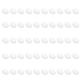 50pcs Plastic Fake Pigeon Egg Solid Fake Egg Simulation Hatching Breeding Supplies for Birds