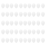 50pcs Plastic Fake Pigeon Egg Solid Fake Egg Simulation Hatching Breeding Supplies for Birds