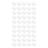 50pcs Plastic Fake Pigeon Egg Solid Fake Egg Simulation Hatching Breeding Supplies for Birds