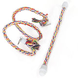2Pcs Bird Stand Rope with Bell Colorful Hanging Cotton Rope Parrots Climbing Bar Toys In Australia - Darrahopens