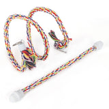2Pcs Bird Stand Rope with Bell Colorful Hanging Cotton Rope Parrots Climbing Bar Toys In Australia - Darrahopens