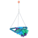 Bird Parrots Swing Ladder Stand Cotton Rope Birdcage Hanging Chewing Biting Toys In Australia - Darrahopens