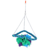 Bird Parrots Swing Ladder Stand Cotton Rope Birdcage Hanging Chewing Biting Toys In Australia - Darrahopens