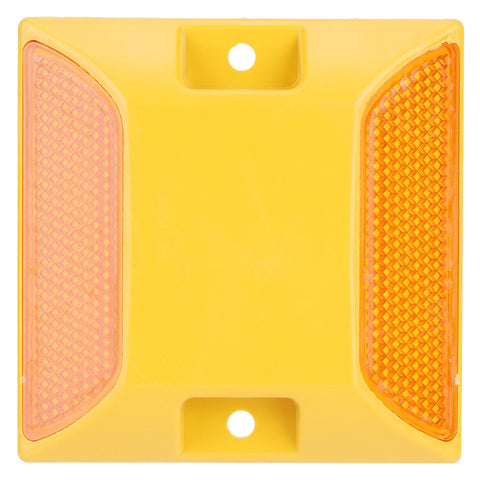 6PCS Double Yellow Plastic Road Reflectors Street Pavement Driveway Stud Markers In Australia - Darrahopens