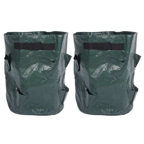 2PCS 10 Gallon Strawberry Planter Growing Bags Container with 8 Pocket for Indoor Outdoor In Australia - Darrahopens