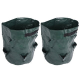 2PCS 10 Gallon Strawberry Planter Growing Bags Container with 8 Pocket for Indoor Outdoor In Australia - Darrahopens