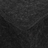 3Pcs Plant Growing Bag with Handles Black Square Felt Garden Vegetable Grow Container19.5x19.5x20cm
