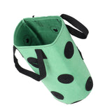 12 Holes Strawberry Planter Bag with Handles Portable Felt Plant Growing Bag for GardenGreen 20x35cm