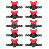 10PCS 1/2 Hose Irrigation Fittings Barbed in Line Valve Garden Irrigation Connector In Australia - Darrahopens