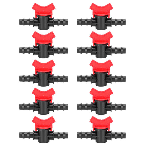 10PCS 1/2 Hose Irrigation Fittings Barbed in Line Valve Garden Irrigation Connector In Australia - Darrahopens