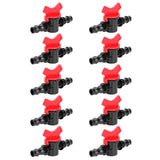 10PCS 1/2 Hose Irrigation Fittings Barbed in Line Valve Garden Irrigation Connector In Australia - Darrahopens