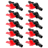 10PCS 1/2 Hose Irrigation Fittings Barbed in Line Valve Garden Irrigation Connector