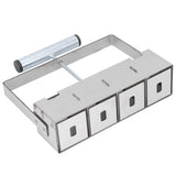 4 Grids Manual Soil Blocker Soil Blocking Tool for Seedlings Greenhouse Plant Growing Tool