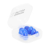 Reusable Ear Plugs Waterproof Silicone Earplugs Noise Reduction for Swimming Sleeping(Blue Box ) In Australia - Darrahopens