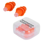 Reusable Ear Plugs Waterproof Silicone Earplugs Noise Reduction for Swimming Sleeping(Orange Box ) In Australia - Darrahopens