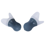 2Pcs Ear Plugs Waterproof Noise Reduction Silicone Protective Earplug for Swimming Flying(Gray L+Box )