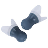 2Pcs Ear Plugs Waterproof Noise Reduction Silicone Protective Earplug for Swimming Flying(Gray L+Box )