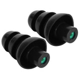 Black Ear Plugs Reusable Noise Reduction Waterproof Swimming Earplugs with Filter In Australia - Darrahopens