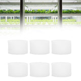 100Pcs 50mmx30mm YShape Hydroponic Sponge Planting Seedling Sponge for Soilless Culture