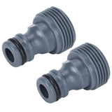 2Pcs Quick Connector Nipple G3/4 Male Thread Hose Pipe Adapter Garden Irrigation