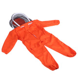 One Piece Beekeeping Suit with Veil Hood Children kids Beekeeping Protective Clothes(Orange L) In Australia - Darrahopens