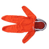One Piece Beekeeping Suit with Veil Hood Children kids Beekeeping Protective Clothes(Orange L)