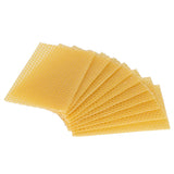 10Pcs Beekeeping Beeswax Foundation Beehive Wax Frame for Furniture Floor Polishing